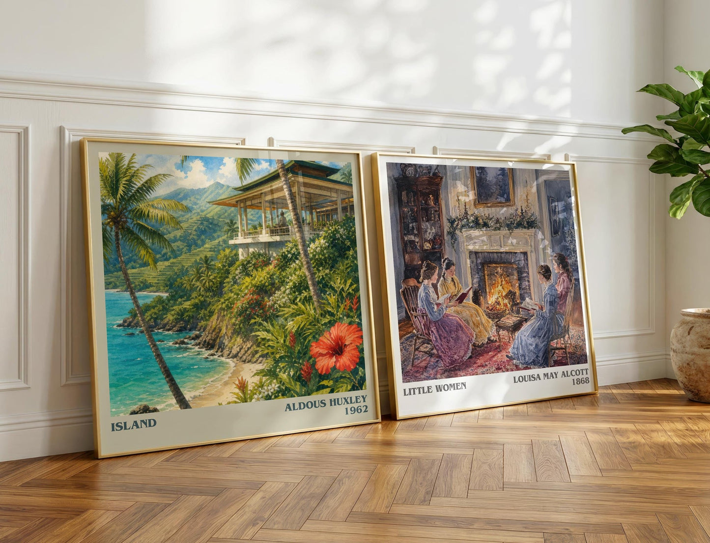 Island Literary Art Print by Aldous Huxley