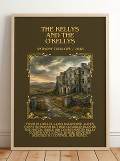 The Kellys And The O'Kellys Minimalist Book Poster by Anthony Trollope – image 2