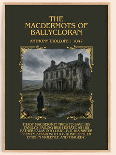 Macdermots Of Ballycloran Minimalist Book Poster by Anthony Trollope – image 1