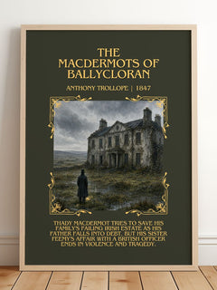 Macdermots Of Ballycloran Minimalist Book Poster by Anthony Trollope – image 2