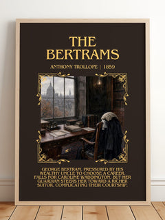 The Bertrams Minimalist Book Poster by Anthony Trollope – image 2