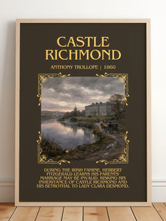Castle Richmond Minimalist Book Poster by Anthony Trollope – image 2