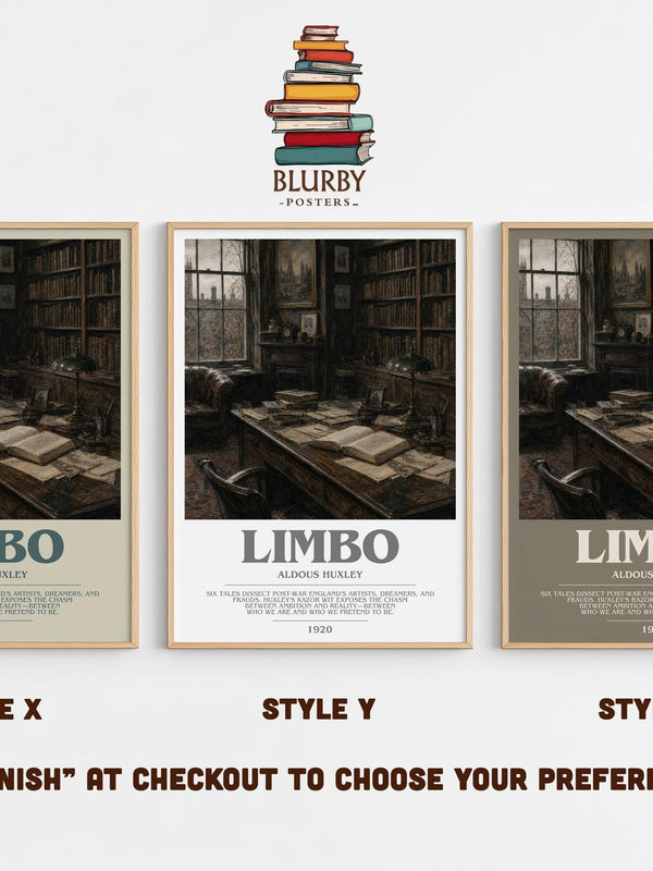 Limbo Bookish Wall Art by Aldous Huxley