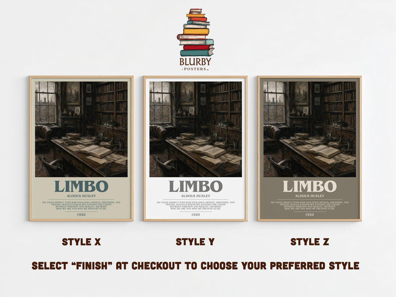 Limbo Bookish Wall Art by Aldous Huxley