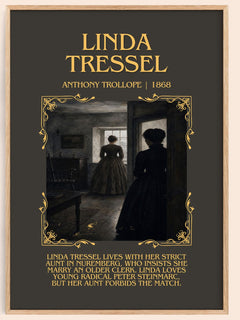 Linda Tressel Minimalist Book Poster by Anthony Trollope – image 1