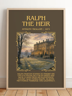 Ralph The Heir Minimalist Book Poster by Anthony Trollope – image 2