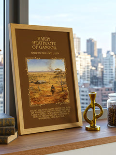 Harry Heathcote Of Gangoil Minimalist Book Poster by Anthony Trollope – image 3