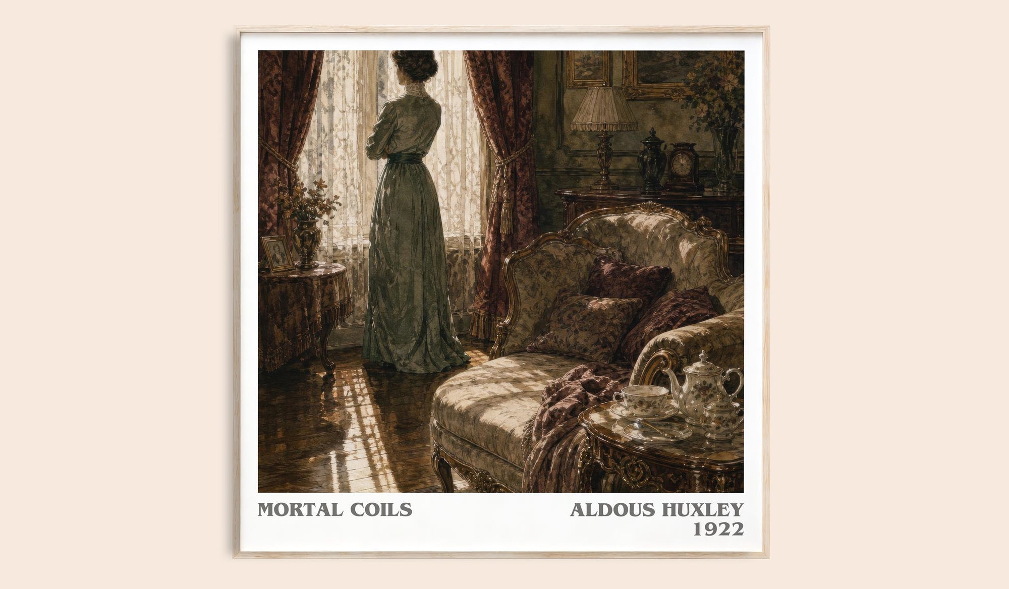 Mortal Coils Literary Art Print by Aldous Huxley