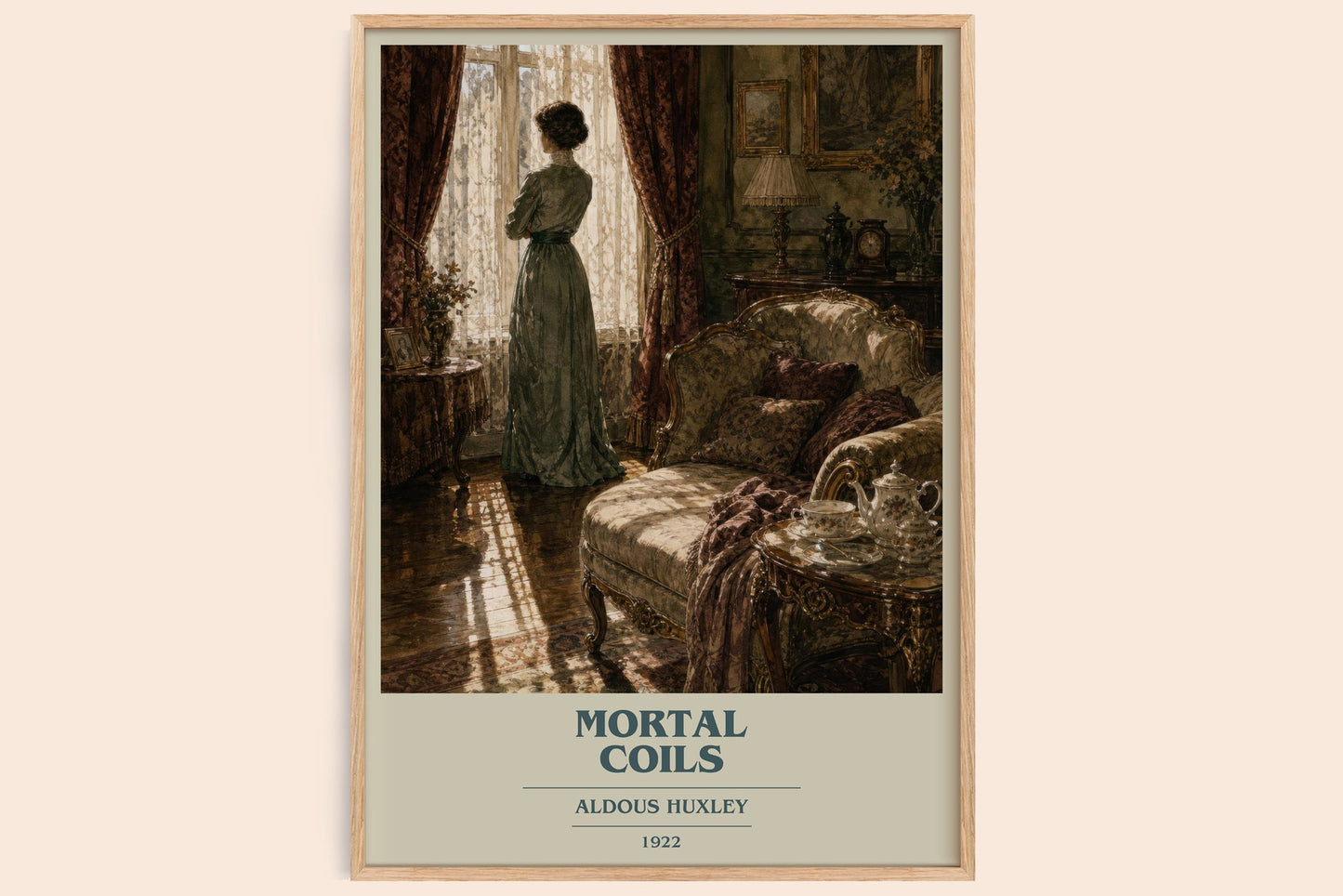 Mortal Coils Book Cover Poster by Aldous Huxley