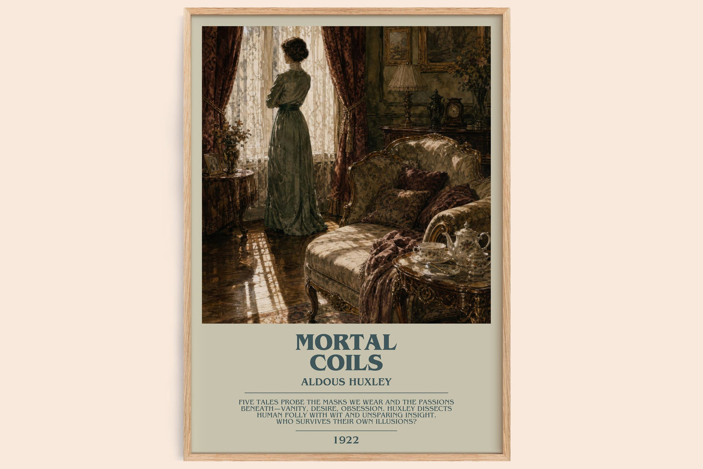 Mortal Coils Bookish Wall Art by Aldous Huxley