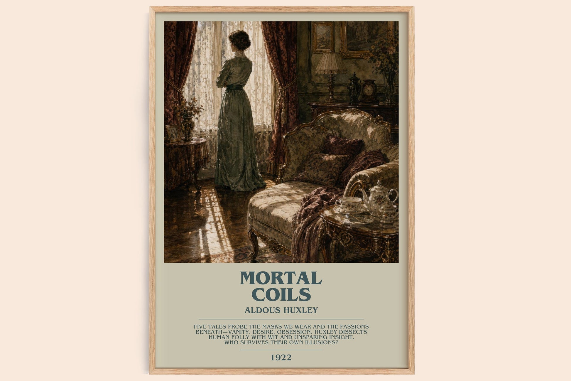 Mortal Coils Bookish Wall Art by Aldous Huxley