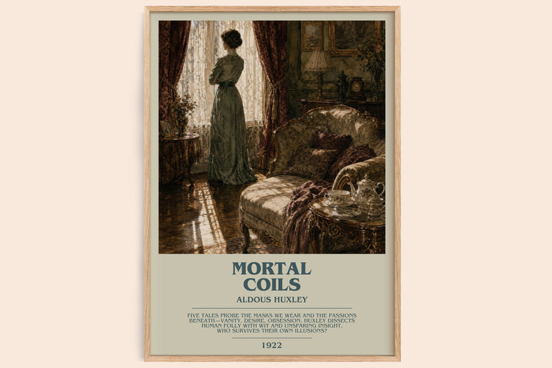Mortal Coils Bookish Wall Art by Aldous Huxley