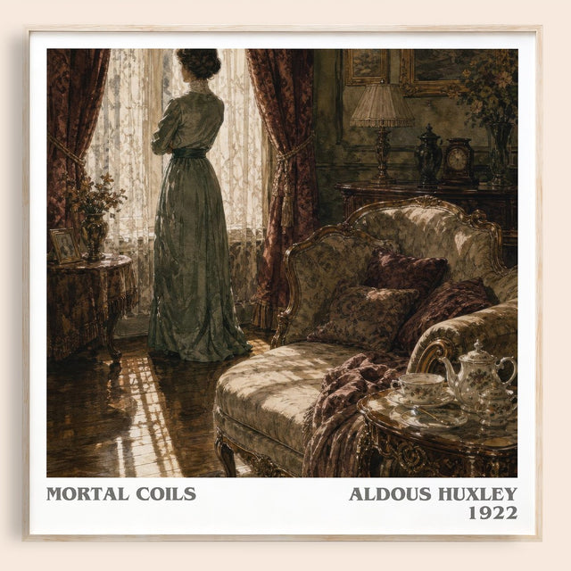 Mortal Coils Literary Art Print by Aldous Huxley
