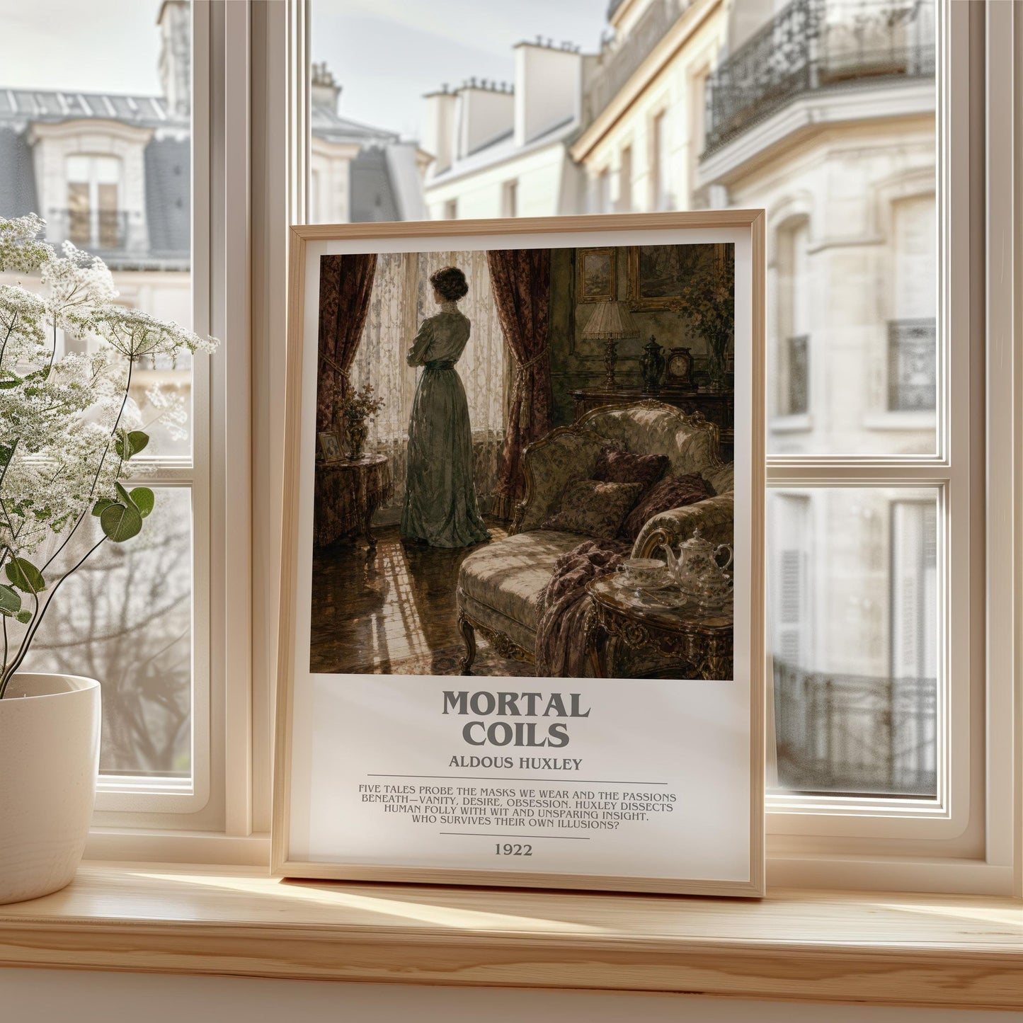 Mortal Coils Bookish Wall Art by Aldous Huxley