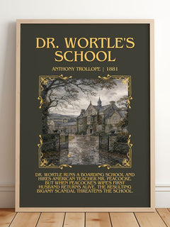 Dr. Wortle'S School Minimalist Book Poster by Anthony Trollope – image 2