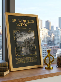 Dr. Wortle'S School Minimalist Book Poster by Anthony Trollope – image 3