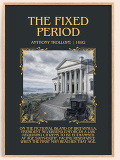The Fixed Period Minimalist Book Poster by Anthony Trollope – image 1