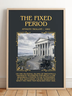 The Fixed Period Minimalist Book Poster by Anthony Trollope – image 2