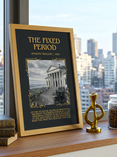 The Fixed Period Minimalist Book Poster by Anthony Trollope – image 3