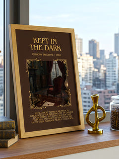 Kept In The Dark Minimalist Book Poster by Anthony Trollope – image 3