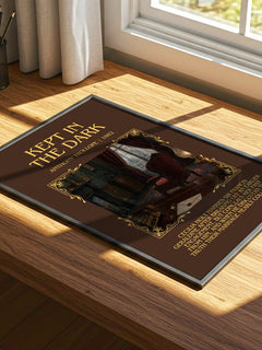 Kept In The Dark Minimalist Book Poster by Anthony Trollope – image 4