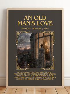 An Old Man'S Love Minimalist Book Poster by Anthony Trollope – image 2