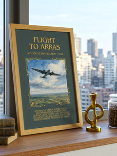 Flight To Arras Minimalist Book Poster by Antoine De Saint-Exupery – image 3