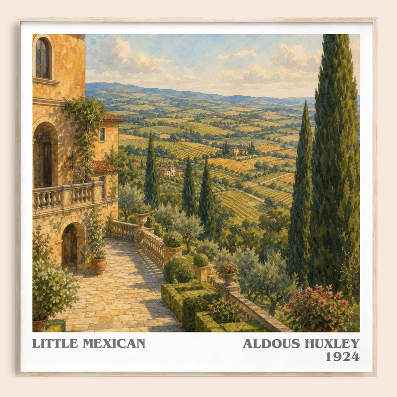 Little Mexican Literary Art Print by Aldous Huxley