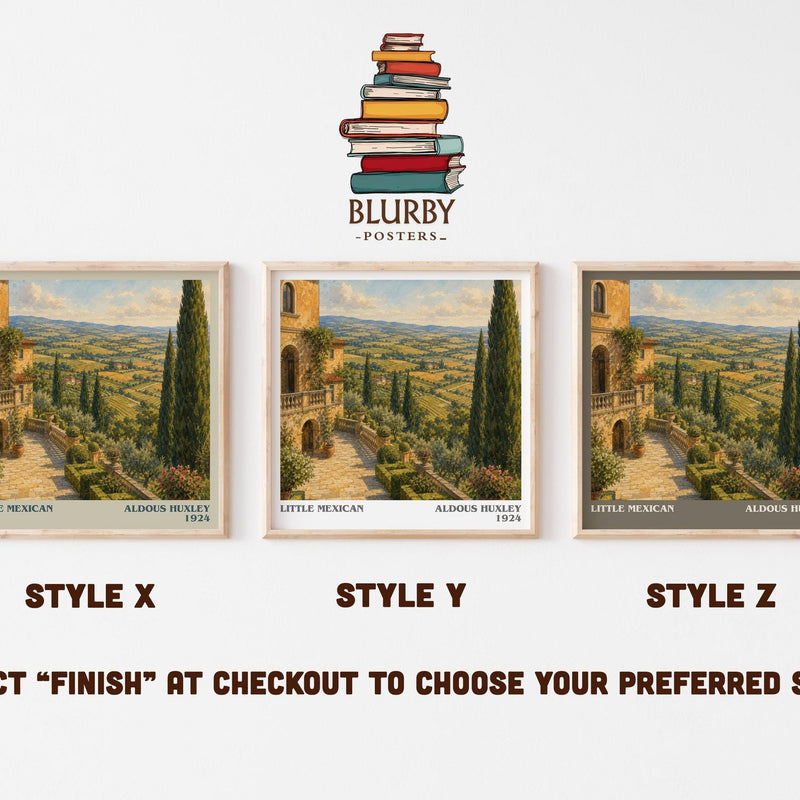 Little Mexican Literary Art Print by Aldous Huxley