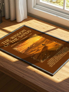 Wisdom Of The Sands Minimalist Book Poster by Antoine De Saint-Exupery – image 4