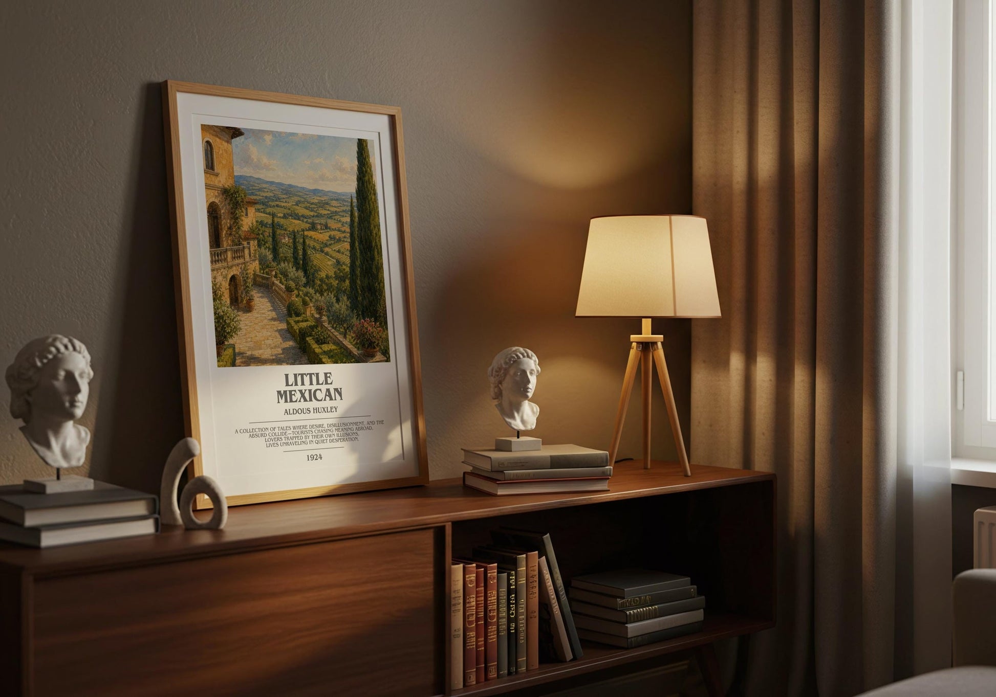 Little Mexican Bookish Wall Art by Aldous Huxley