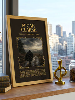 Micah Clarke Minimalist Book Poster by Arthur Conan Doyle – image 3