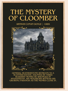 The Mystery Of Cloomber Minimalist Book Poster by Arthur Conan Doyle – image 1