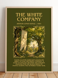 The White Company Minimalist Book Poster by Arthur Conan Doyle – image 2
