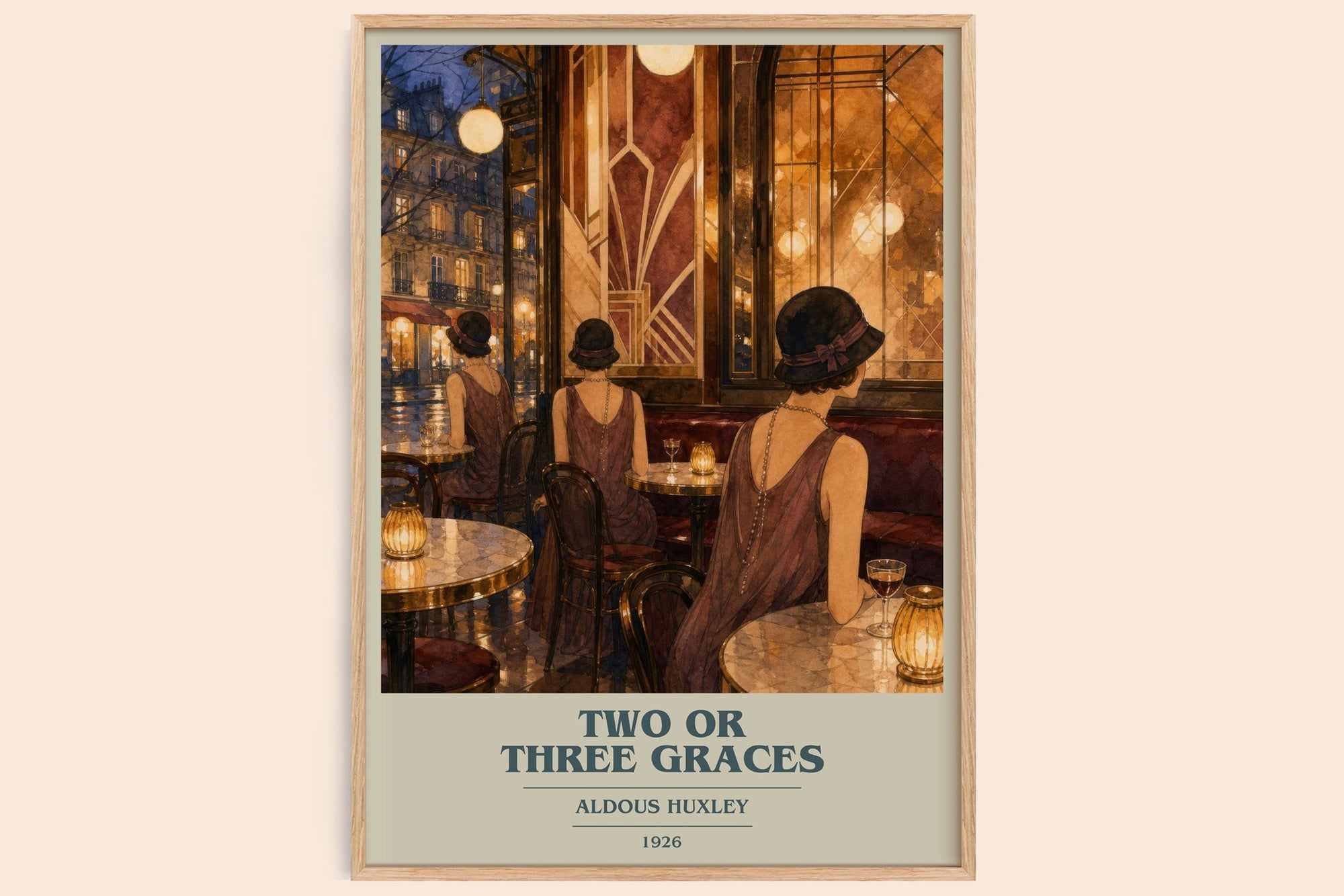 Two Or Three Graces Book Cover Poster by Aldous Huxley