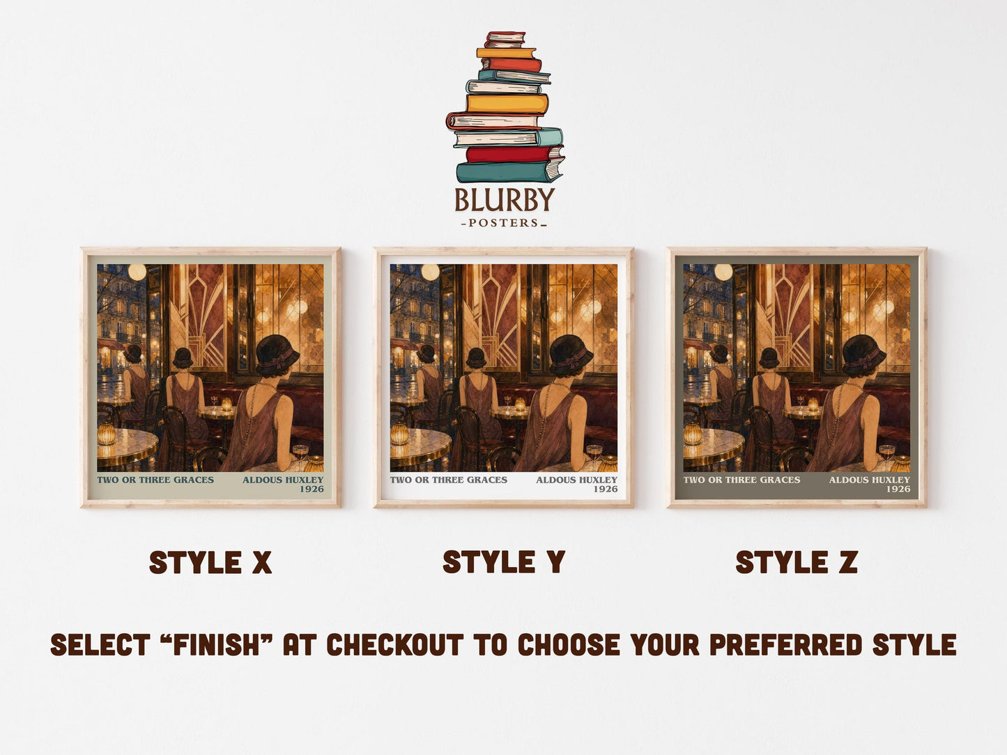 Two Or Three Graces Literary Art Print by Aldous Huxley