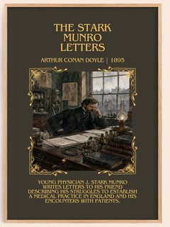 The Stark Munro Letters Minimalist Book Poster by Arthur Conan Doyle – image 1