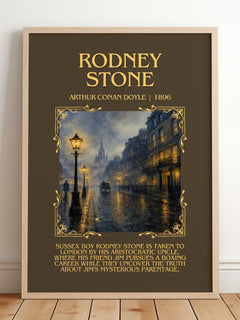 Rodney Stone Minimalist Book Poster by Arthur Conan Doyle – image 2