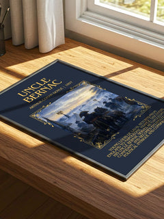 Uncle Bernac Minimalist Book Poster by Arthur Conan Doyle – image 4