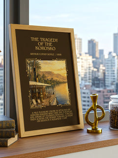 Tragedy Of The Korosko Minimalist Book Poster by Arthur Conan Doyle – image 3