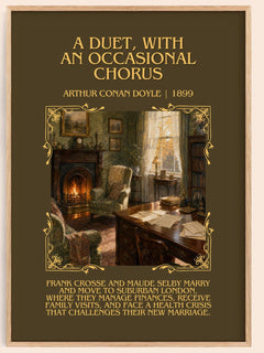 Duet, With An Occasional Chorus Minimalist Book Poster by A. Doyle – image 1