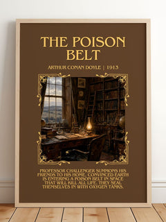 The Poison Belt Minimalist Book Poster by Arthur Conan Doyle – image 2