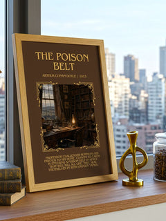 The Poison Belt Minimalist Book Poster by Arthur Conan Doyle – image 3