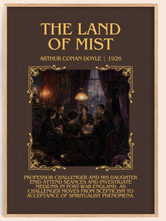 The Land Of Mist Minimalist Book Poster by Arthur Conan Doyle – image 1