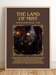 The Land Of Mist Minimalist Book Poster by Arthur Conan Doyle – image 2
