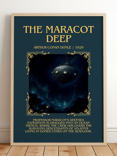 The Maracot Deep Minimalist Book Poster by Arthur Conan Doyle – image 2