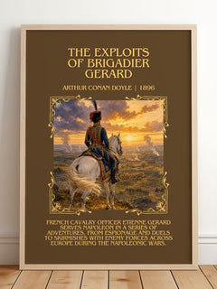 Exploits Of Brigadier Gerard Minimalist Book Poster by A. Doyle – image 2