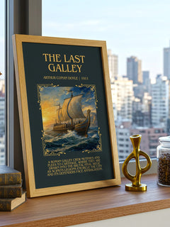 The Last Galley Minimalist Book Poster by Arthur Conan Doyle – image 3
