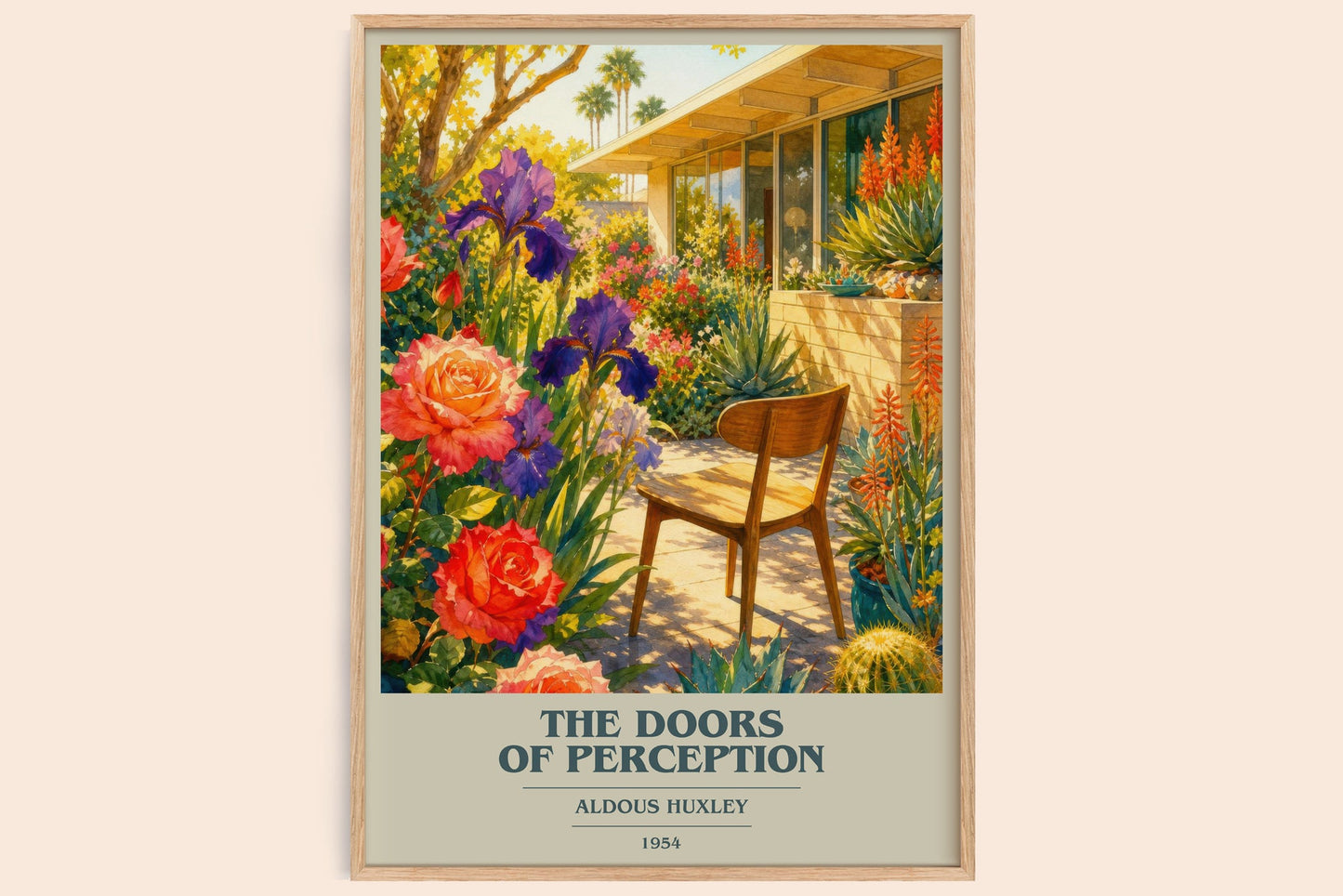 The Doors Of Perception Book Cover Poster by Aldous Huxley