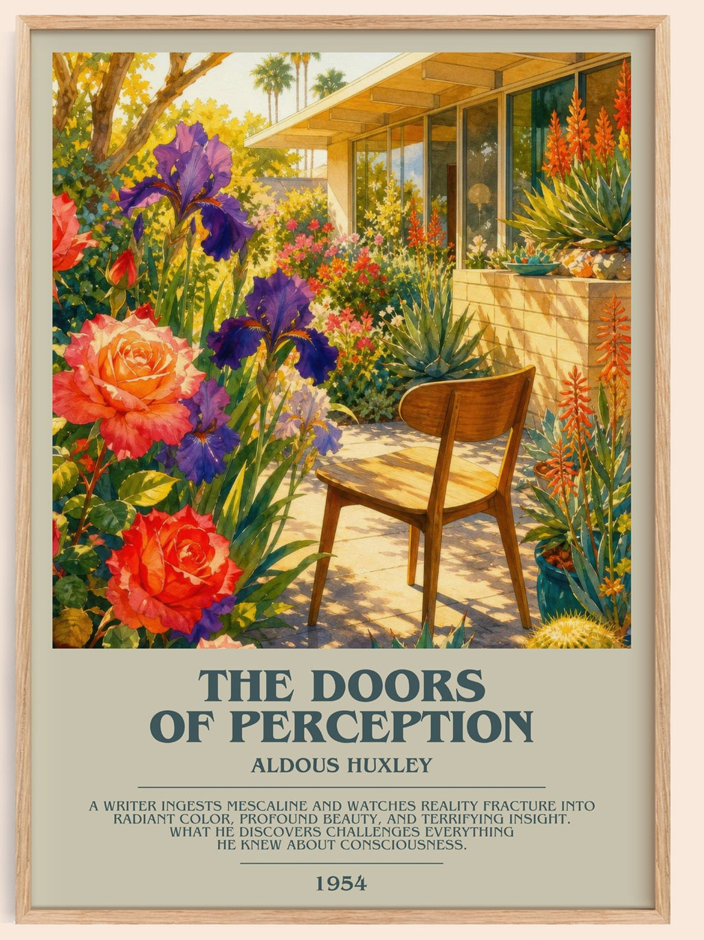 The Doors Of Perception Bookish Wall Art by Aldous Huxley